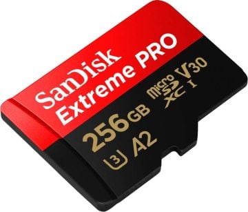 Sandisk Extreme Pro 256GB MicroSDXC 200MB/s Hafıza Kartı