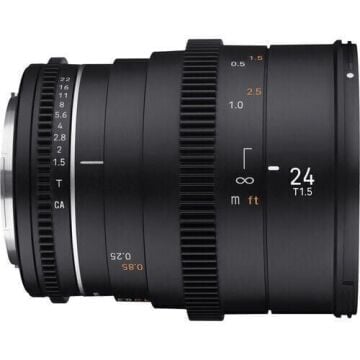 Samyang 24mm T1.5 VDSLR MK II Canon RF Mount Cine Lens