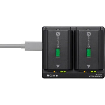 Sony BC-ZD1 NP-FZ100 Bataryalar için Çift Batarya Şarj Cihazı
