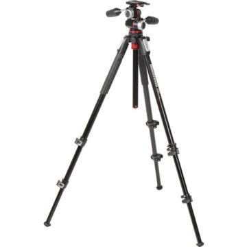 Manfrotto  MK190XPRO3-3W 190 ALU Kit 3-S 3W Head
