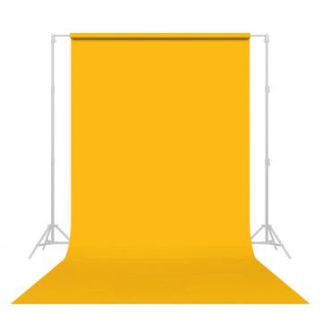 GDX Seyyar Kağıt Sonsuz Stüdyo Fon Perde (Deep Yellow) 2.70x11 Metre