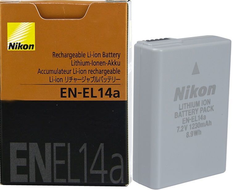 Nikon EN-EL14a Şarj Edilebilir Li-ion Batarya