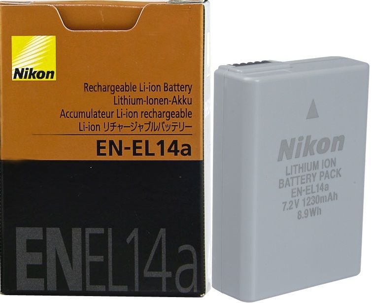 Nikon EN-EL14a Şarj Edilebilir Li-ion Batarya
