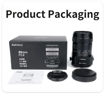 AstrHori 85mm F2.8 Tilt - Macro Lens (Canon RF)