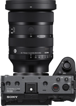 Sony FX30 Body + Sigma 24-70mm f/2.8 DG DN II Art Lens