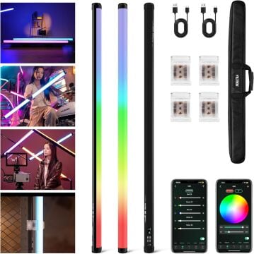 Vıltrox K90 2'li Paket RGB Tüp Işık, 30W