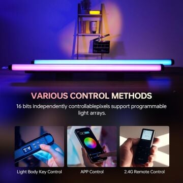 Vıltrox K90 2'li Paket RGB Tüp Işık, 30W