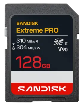 SANDISK Extreme PRO SD UHS-II V90 Kart - 128GB