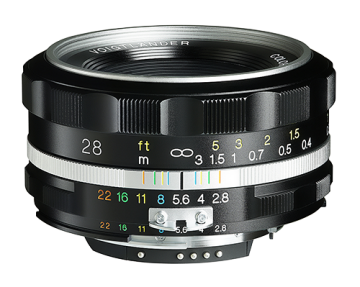 Voigtländer lens F2.8/28mm SL-II S AIS (S) COLOR-SKOPAR