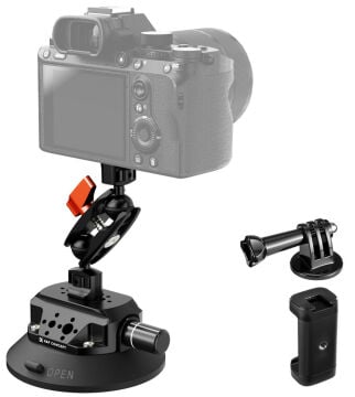 K&F Concept 4.5 inch Suction Cup Vakum Pompalı Vantuz
