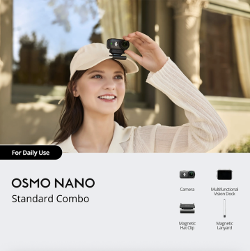 DJI Osmo Nano Standard Combo Aksiyon Kamerası (128 GB)