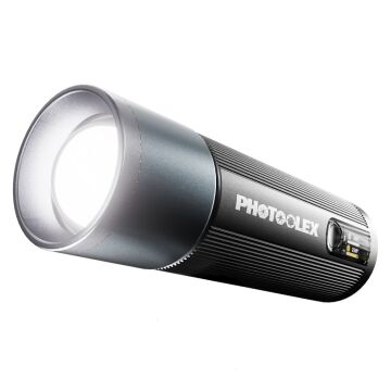 Photoolex Zoom Light Pro 12W RGB LED Spotlight Gobo Fotoğraf Işığı - TF-LS-083FS-G-PL