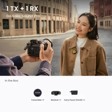Insta360 Mic Pro Kablosuz Mikrofon Seti (1TX + 1RX)