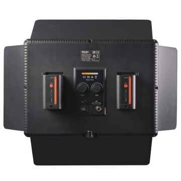 Herigo HR-LED1120 11'' 50W LED Panel Işık LED 2700K-6500K CRI 96+ Barndoor Dolgu Işığı