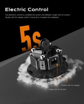 MOVMAX Blade Arm with Solar Electronic Suction Cup Kit