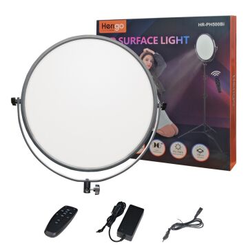 Herigo HR-PH500Bi 50cm 80W 3200K-5600K Bicolor LED Video Fotoğraf Işığı