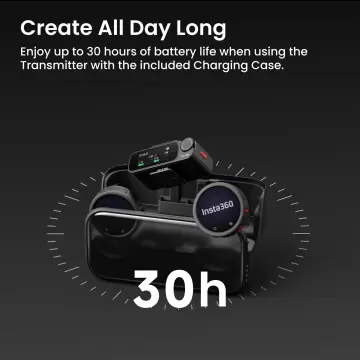 Insta360 Mic Pro Kablosuz Mikrofon Seti (2TX + 1RX)