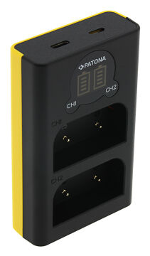 Patona 1713 İkili LCD Şarj Cihazı Olympus Blx-1 için