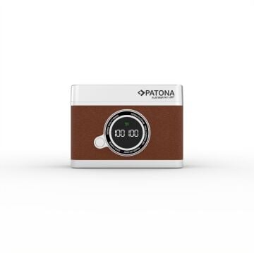 Patona 4158 Platinum Retro Dual Charging Case USB-C Fuji NP-W126