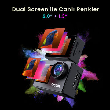 Sjcam SJ4000 Çift Ekranlı 4K/30 Fps Wifi Aksiyon Kamerası