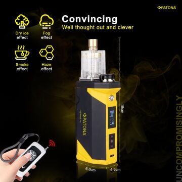 PATONA 4270 Fog Master Pro Set Taşınabilir sis Makinesi Aksesuarları ve Çantası Dahil