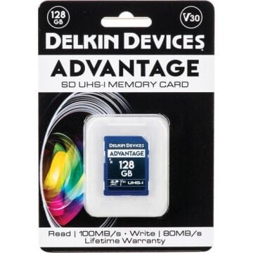 DELKIN ADVANTAGE 128GB SD UHS-I V30