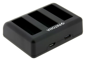 Patona 1422 Triple Charger For Dji Osmo Action 6 5 4 3 BCX 202
