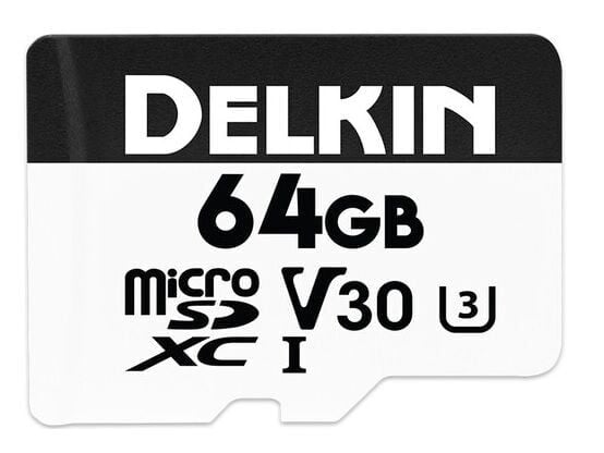 DELKIN HYPERSPEED 64GB MICRO SD V30