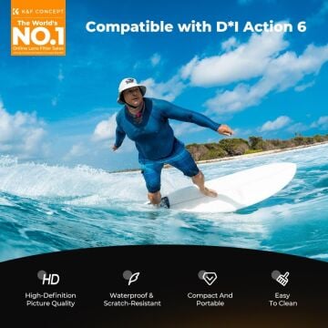 K&F Concept DJI Osmo Action 6 ND/PL 4'lü Filtre Seti