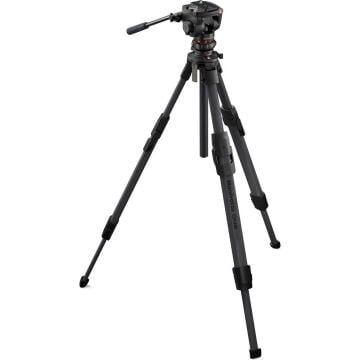 Manfrotto MKONEC-500X One Karbon Tripod ve  500X Akışkan (Fluid) Video Başlık