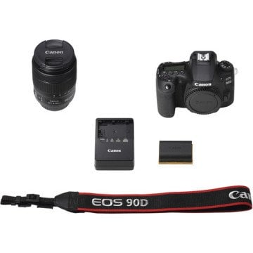 Canon EOS 90D 18-135mm IS USM Lensli Fotoğraf Makinesi