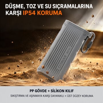 E10 Taşınabilir Yüksek Hızlı Kart Okuyucu (Gri)