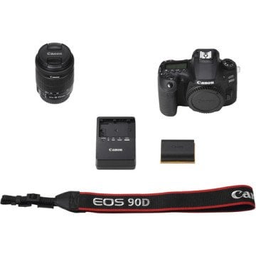 Canon EOS 90D 18-55mm IS STM Lensli Fotoğraf Makinesi