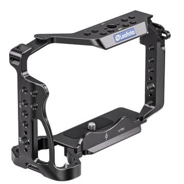 Leofoto Sony A7R IV, A7S III, A7R V ve A7 IV Camera CAGE-Black