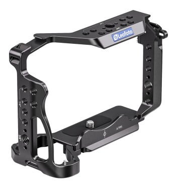 Leofoto Sony A7R IV, A7S III, A7R V ve A7 IV Camera CAGE-Black