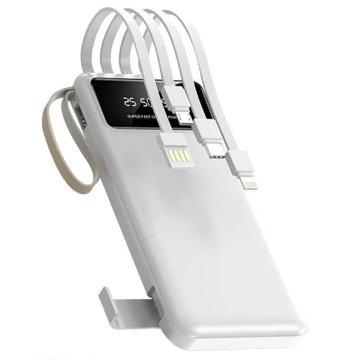 Torima Hızlı Şarj Özellikli 4 Çıkışlı 10.000 Mah Powerbank Beyaz
