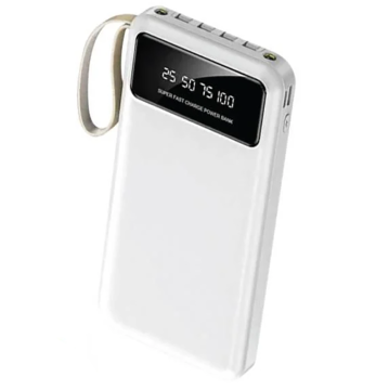 Torima Hızlı Şarj Özellikli 4 Çıkışlı 10.000 Mah Powerbank Beyaz