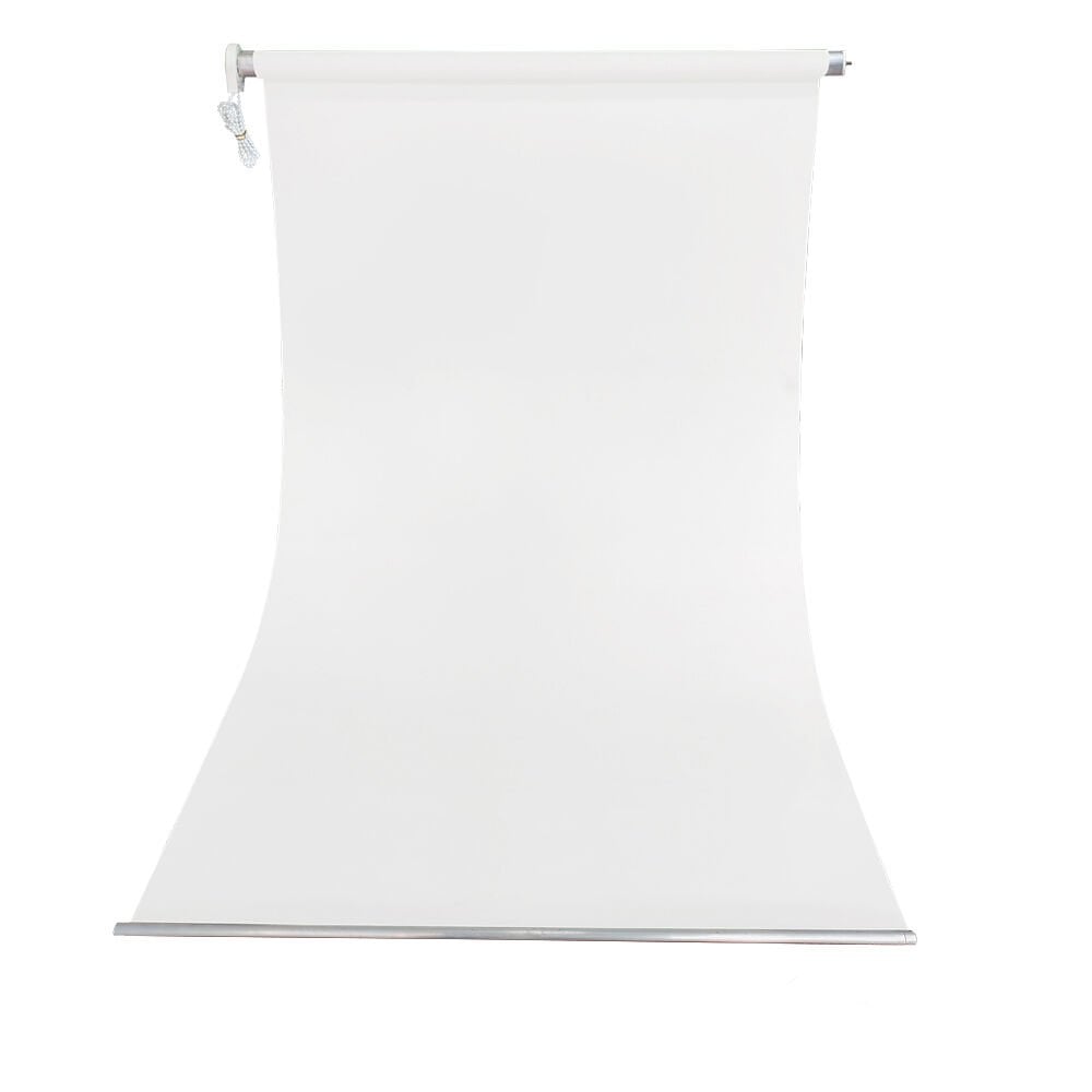 Stüdyo Teknik 135cm x 200cm Portre Fon Perdesi Beyaz