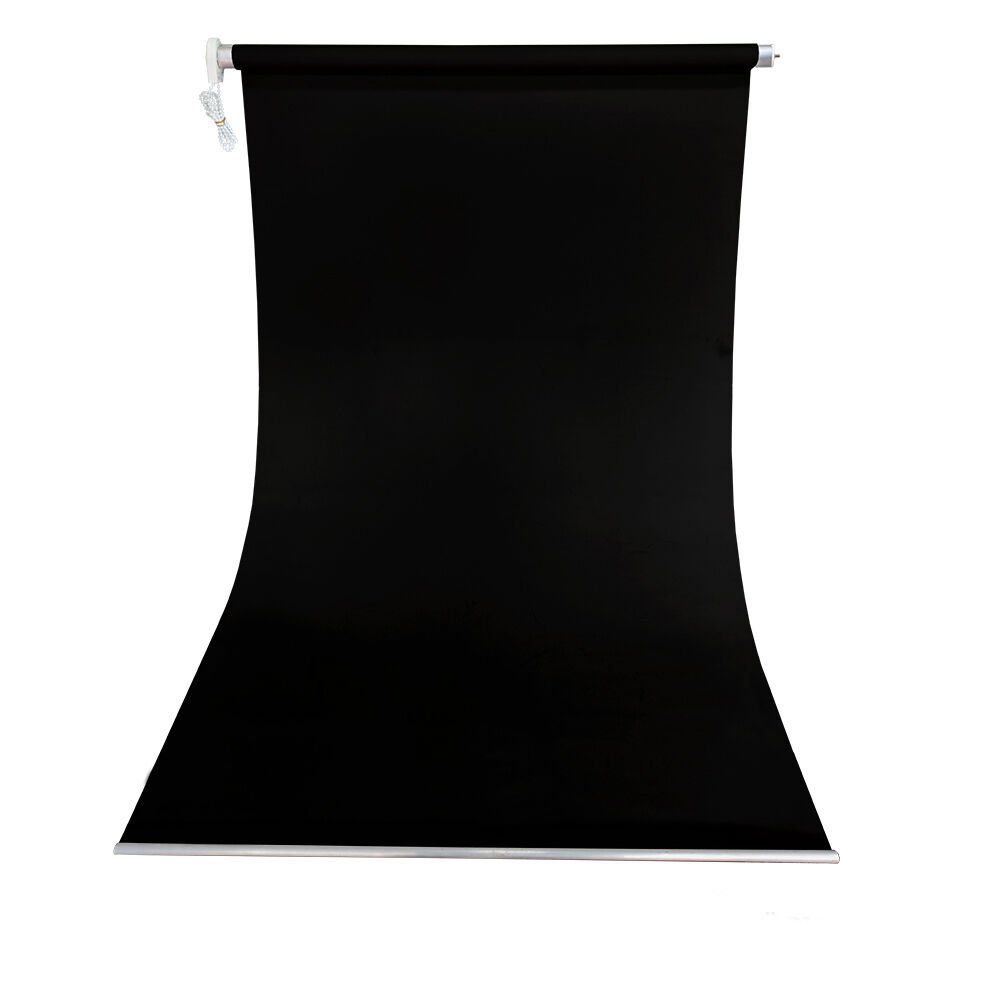 Stüdyo Teknik 135cm x 185cm Portre Fon Perdesi Siyah