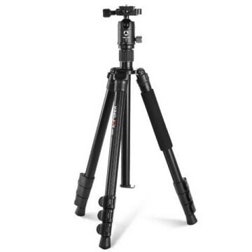 Kingjoy Profesyonel G555+G0 Hafif Seyahat Tripod