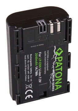 Patona 1259 Premium  Canon LP-E6N Battery ( EOS 5D 5D Mark II 5D Mark III 5DS 5DS R 60D 60D)