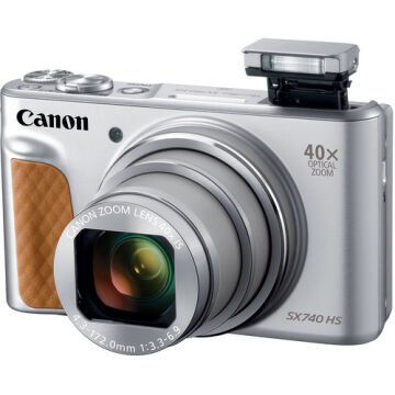 Canon PowerShot SX740 HS シルバー Canon PowerShot SX740 HS Dijital Fotoğraf Makinesi (Gümüş