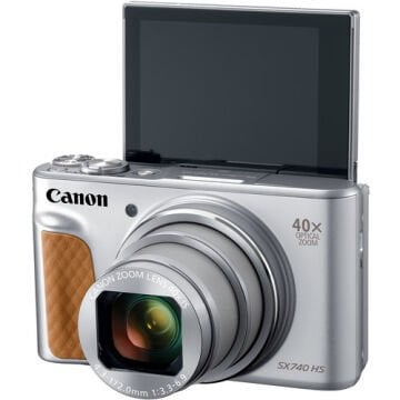 Canon PowerShot SX740 HS Fotoğraf Makinesi Light Edition (Silver)