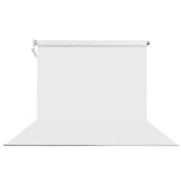 Stüdyo Teknik 190cm x 400cm Sonsuz Beyaz Fon Perdesi Seti