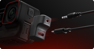 Insta360 Ace / Ace Pro / Ace Pro 2 Mic Adapter | Aksiyon Kamera Mikrofon Adaptörü