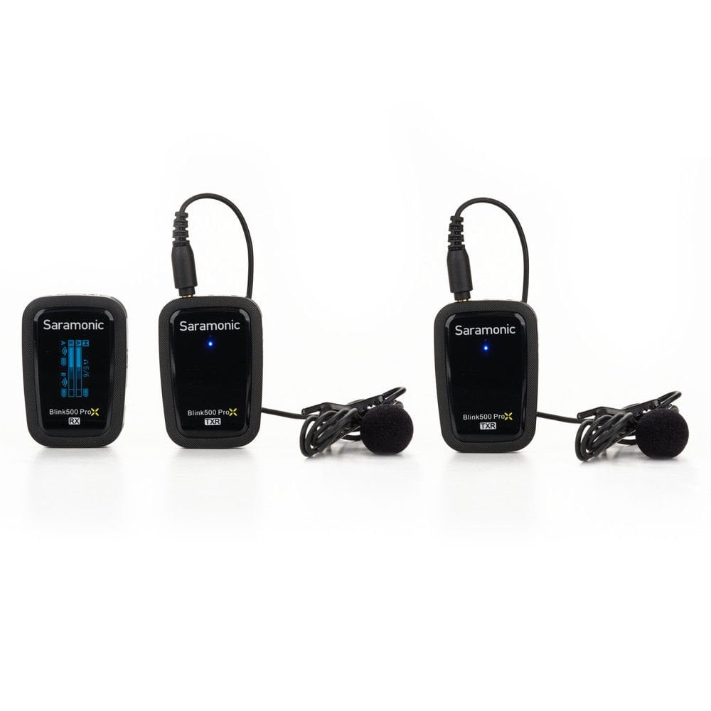 Saramonic Blink 500 ProX B2R Kayıtçılı Kablosuz İkili Yaka Mikrofonu