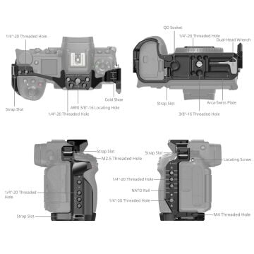 SmallRig 4519 Nikon Z 6III için Kamera Kafesi