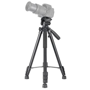 Kingjoy VT-860SCB Uzaktan Kumandali + Cep Telefonu Standli Video Tripodu Siyah (Large)