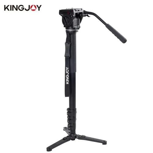 KINGJOY MP3008F Monopod + VT-3510 Video Kamera Tripod Başlığı