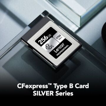 Lexar 256GB Professional CFexpress Silver Type B + Lexar Type B Kart Okuyucu | Profesyonel Performans Seti